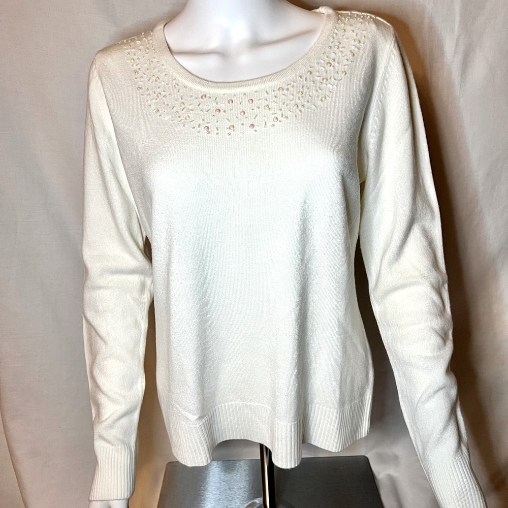 Carolyn Taylor beaded sweater